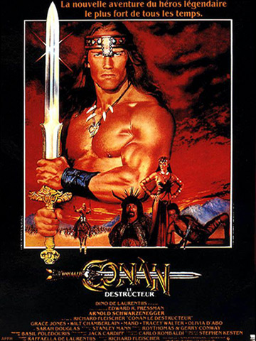 affiche de Conan le destructeur