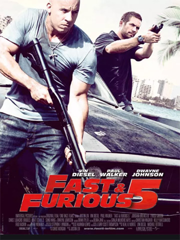 affiche de Fast and Furious 5
