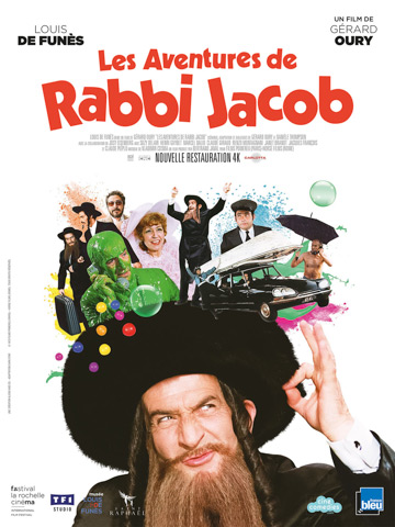 Jaquette de Aventures de Rabbi Jacob, Les