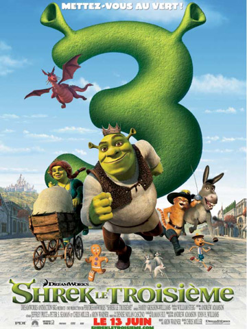 Jaquette de Shrek 3