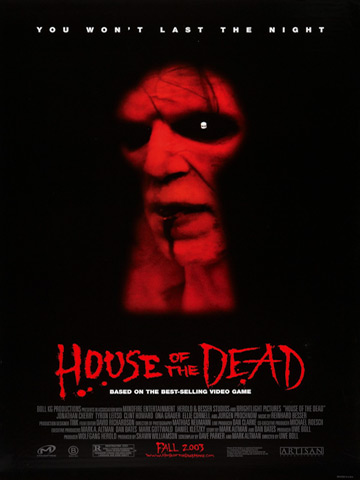 affiche de House of the Dead
