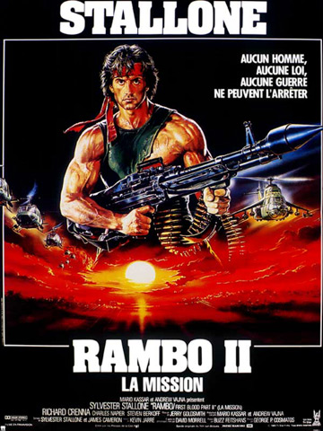 affiche de Rambo 2