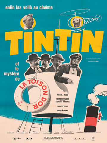 affiche de Tintin et le mystère de la toison d'or