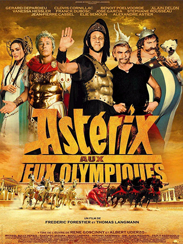 affiche de Astérix aux jeux olympiques