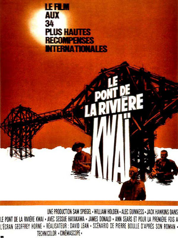 affiche de Pont de la Rivière Kwai, Le